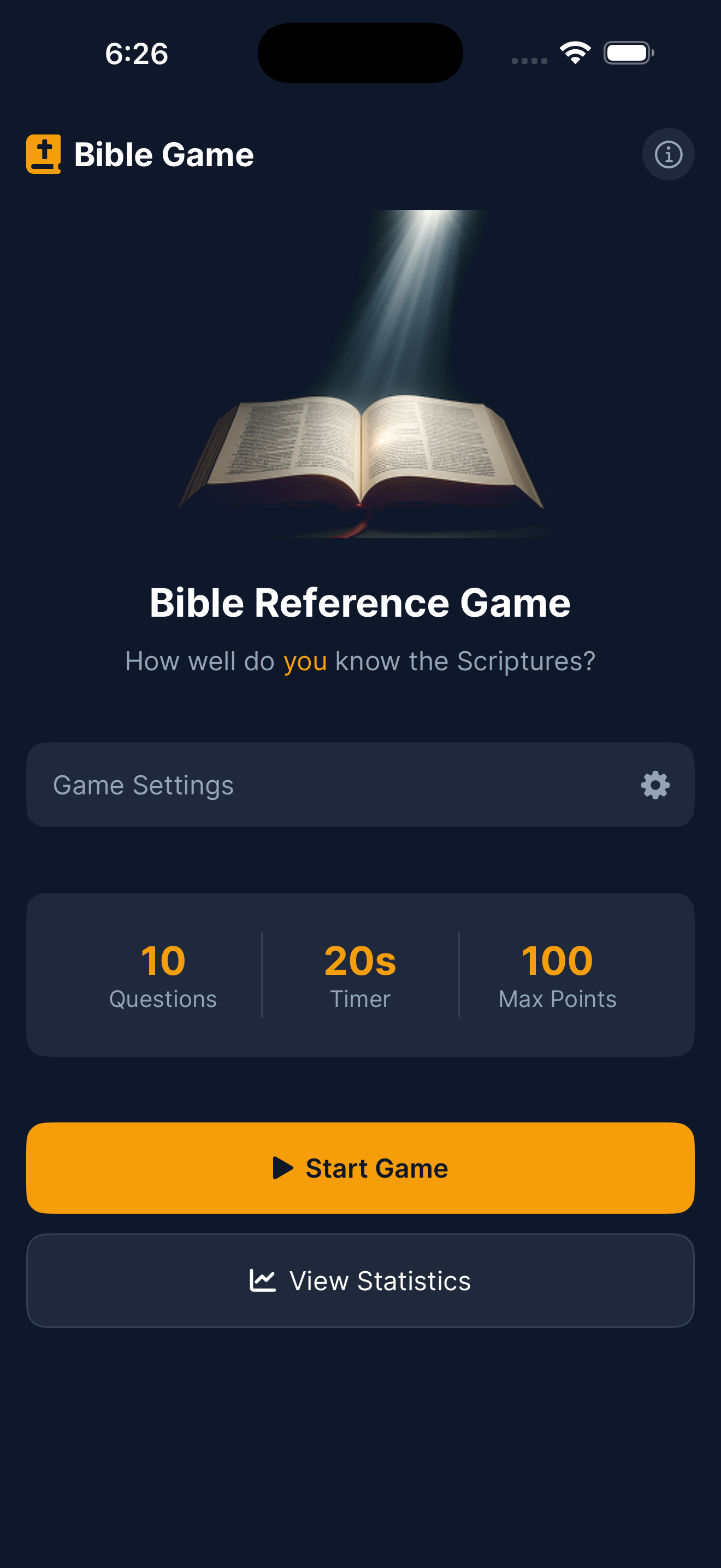 Bible Reference Game screenshot 1